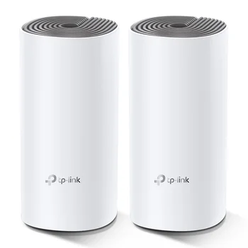Комплект - Беспроводной маршрутизаитор AC1200 Домашняя Mesh Wi-Fi система Deco E4 (2 устройства)